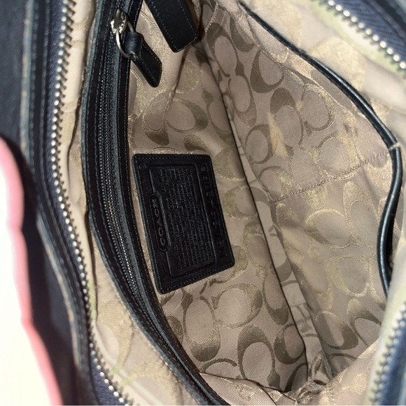 Coach black leather vintage bag - Picture 2 of 5